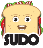 The current sudo logo, © 2019 by Mark Stillman and licensed under CCBY 4.0. It was inspired by xkcd 149.